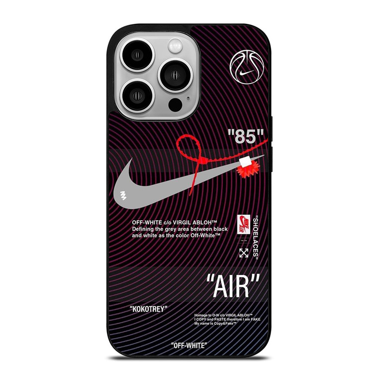 KOKOTREY NIKE AIR JORDAN OFF WHITE iPhone 14 Pro Case Cover