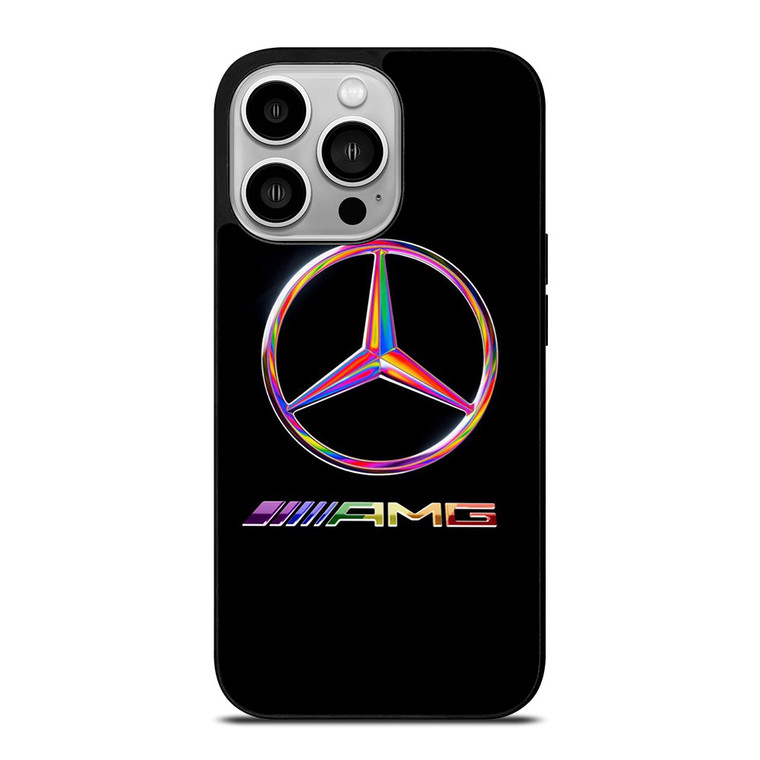 MERCEDEZ BENS LOGO RAINBOW iPhone 14 Pro Case Cover