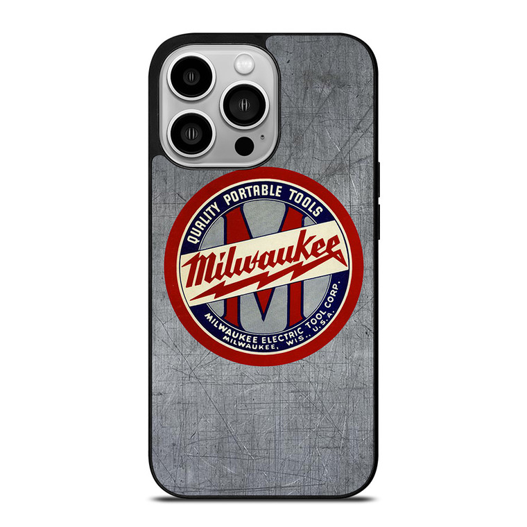 MILWAUKEE PORTABLE TOOL LOGO METAL ICON iPhone 14 Pro Case Cover