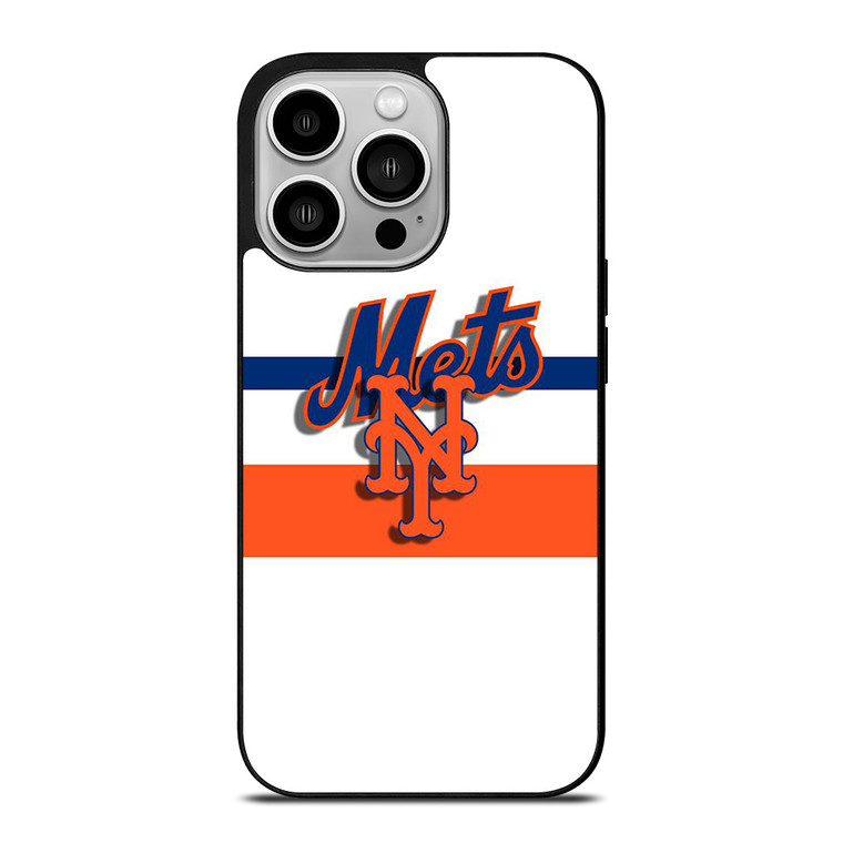 NEW YORK METS LOGO BASEBALL TEAM ICON iPhone 14 Pro Case Cover