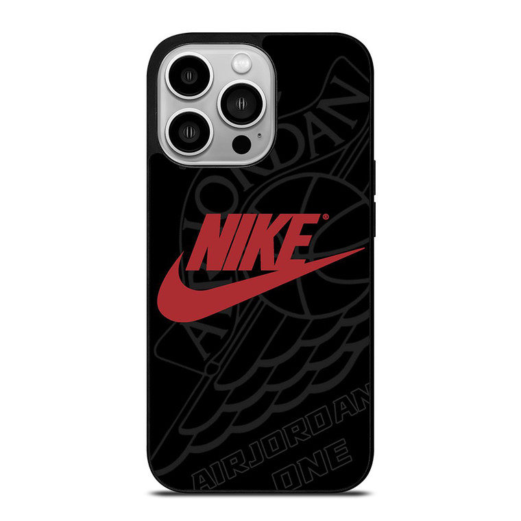 NIKE AIR JORDAN ONE LOGO iPhone 14 Pro Case Cover