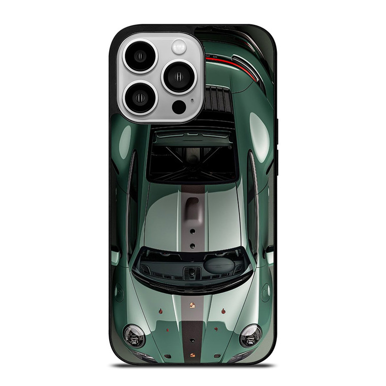 PORSCHE CAR 911 OLIVE GREEN iPhone 14 Pro Case Cover