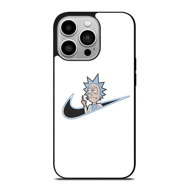 RICK AND MORTY NIKE LOGO iPhone 14 Pro Case Cover