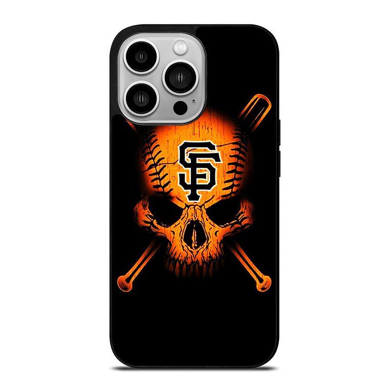 SAN FRANCISCO GIANTS LOGO BASEBALL SKULL iPhone 14 Pro Case Cover