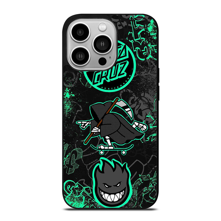 SANTA CRUZ SKATEBOARD GRIM REAPER iPhone 14 Pro Case Cover