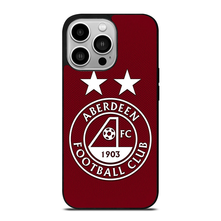 SCOTLAND FOOTBALL CLUB ABERDEEN FC LOGO iPhone 14 Pro Case Cover