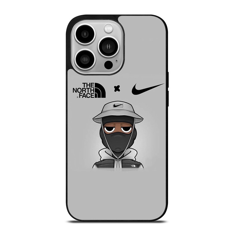 THE NORTH FACE X NIKE LOGO iPhone 14 Pro Case Cover