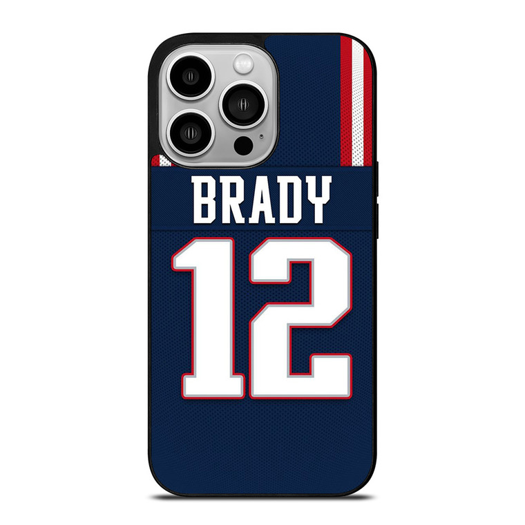 TOM BRADY NEW ENGLAND PATRIOTS 12 JERSEY iPhone 14 Pro Case Cover