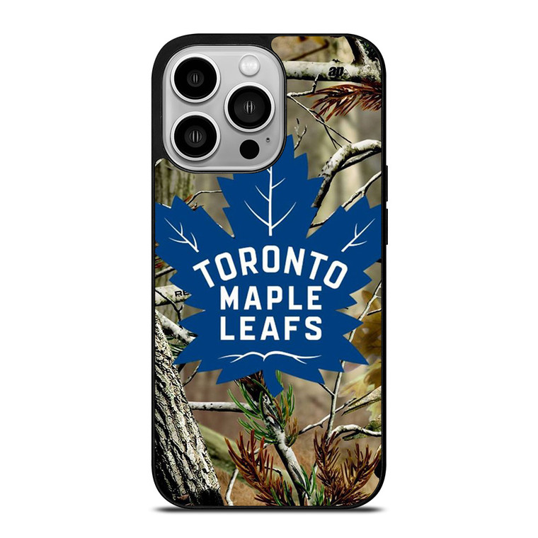 TORONTO MAPLE LEAFS LOGO REAL TREE CAMO iPhone 14 Pro Case Cover