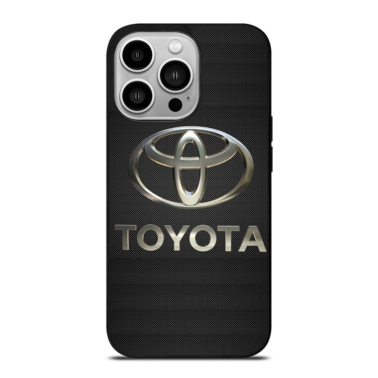 TOYOTA LOGO CAR ICON CARBON iPhone 14 Pro Case Cover