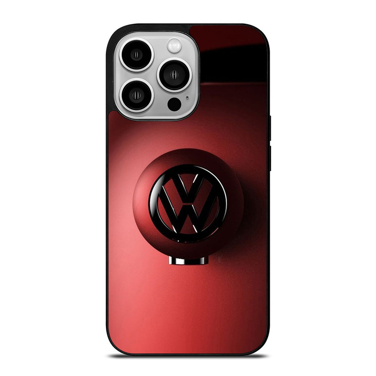 VW VOLKSWAGEN CAR LOGO RED iPhone 14 Pro Case Cover