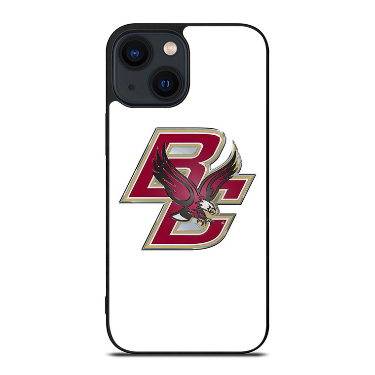 BOSTON COLLEGE EAGLES LOGO HOCKEY UNIVERSITY TEAM iPhone 14 Plus Case Cover