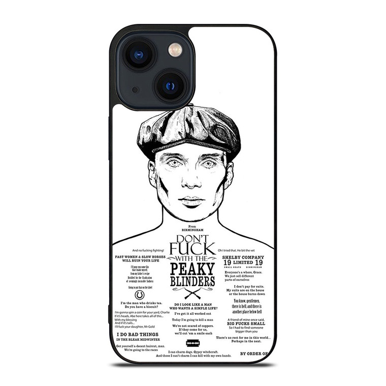 DONT FUCK WITH PEAKY BLINDERS iPhone 14 Plus Case Cover