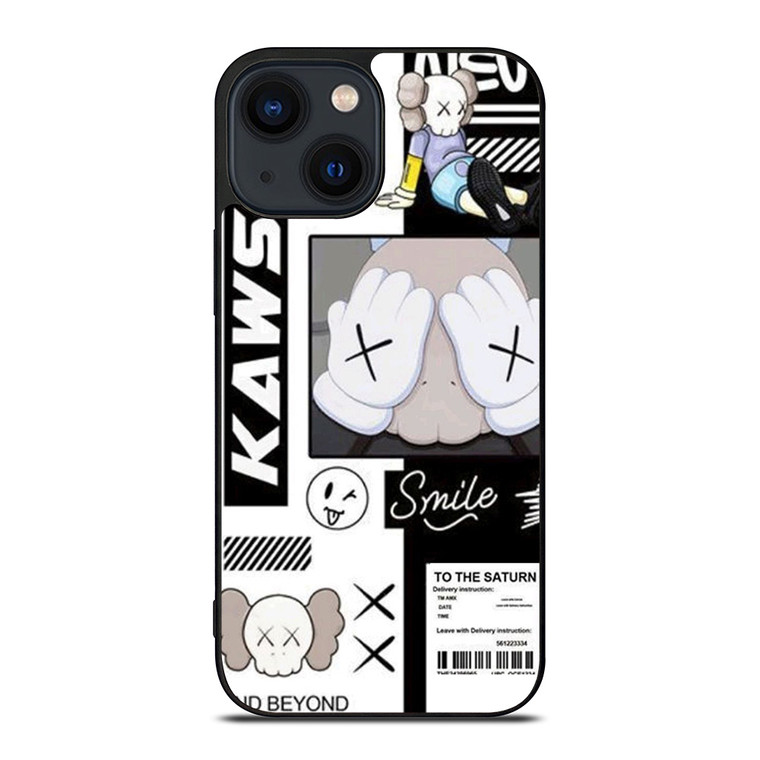 KAWS ICON SMILE iPhone 14 Plus Case Cover