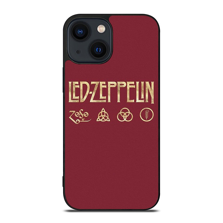 LED ZEPPELIN BAND LOGO iPhone 14 Plus Case Cover