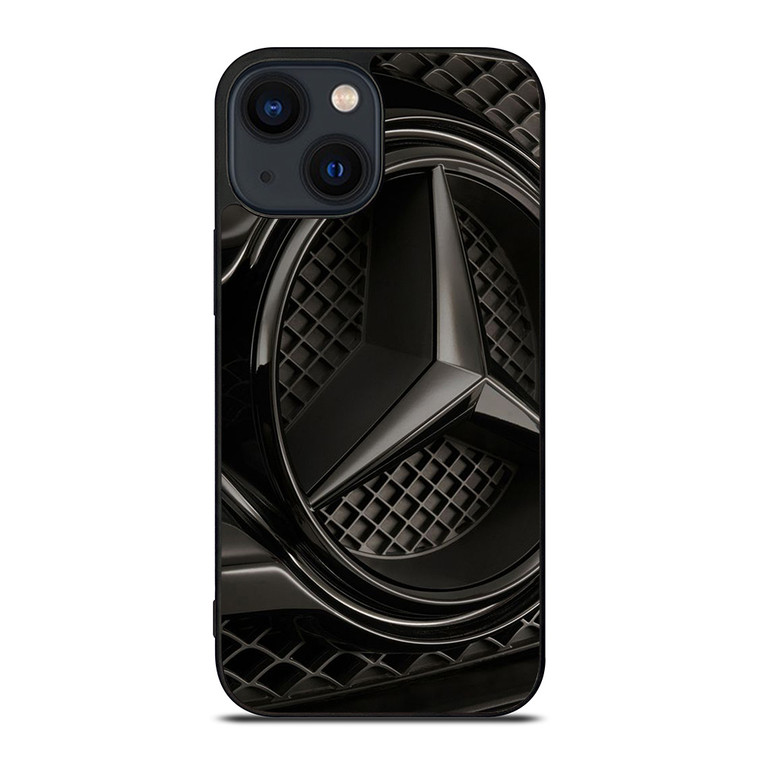 MERCEDES BENZ LOGO BLACK EMBLEM iPhone 14 Plus Case Cover