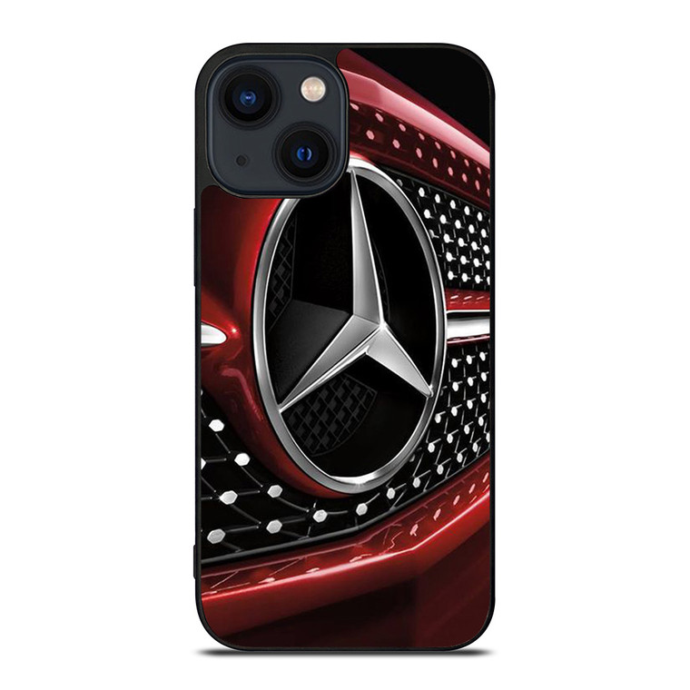 MERCEDES BENZ LOGO RED EMBLEM iPhone 14 Plus Case Cover