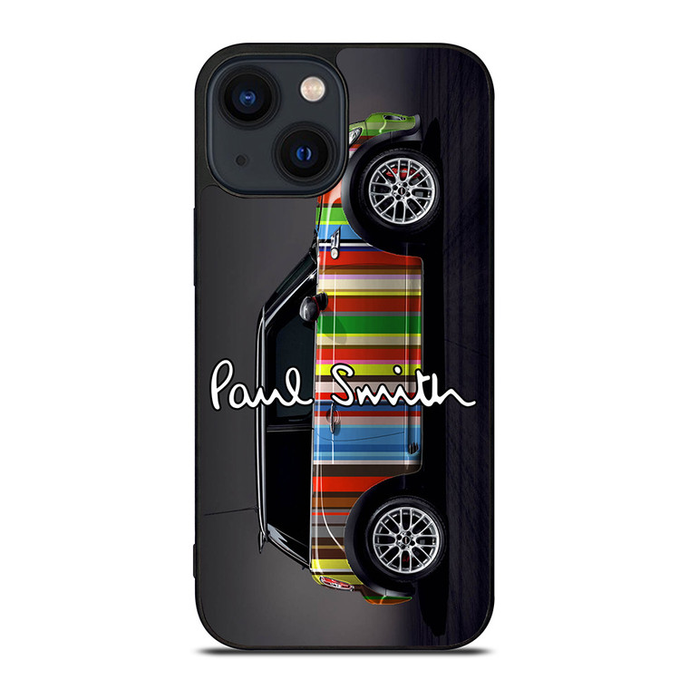 MINI COOPER CAR PAUL SMITH PATTERN iPhone 14 Plus Case Cover