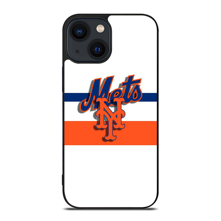 NEW YORK METS LOGO BASEBALL TEAM ICON iPhone 14 Plus Case Cover