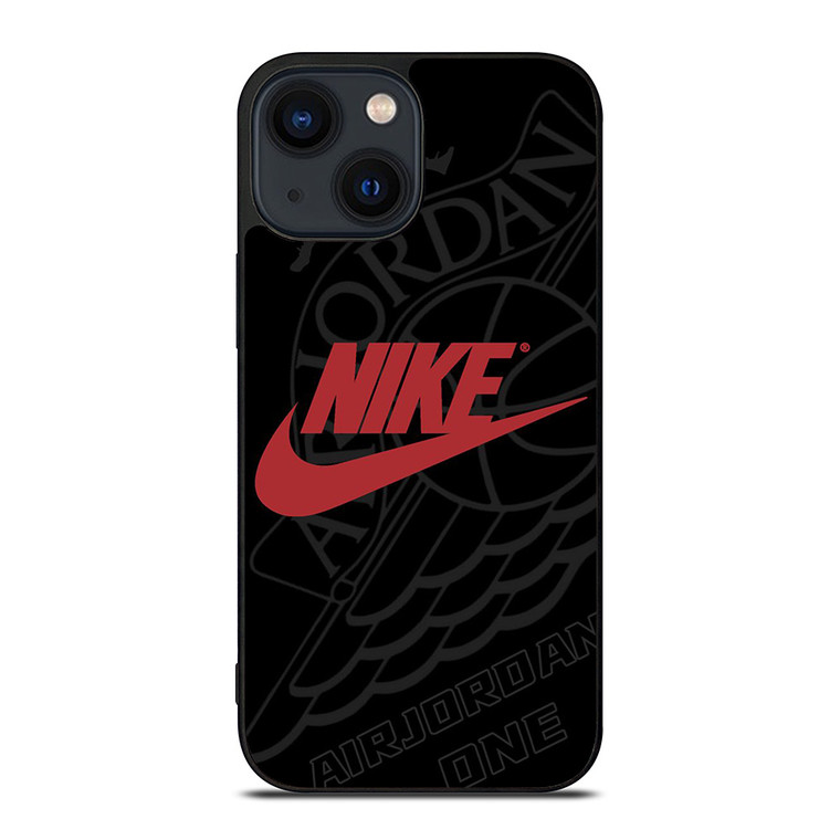 NIKE AIR JORDAN ONE LOGO iPhone 14 Plus Case Cover