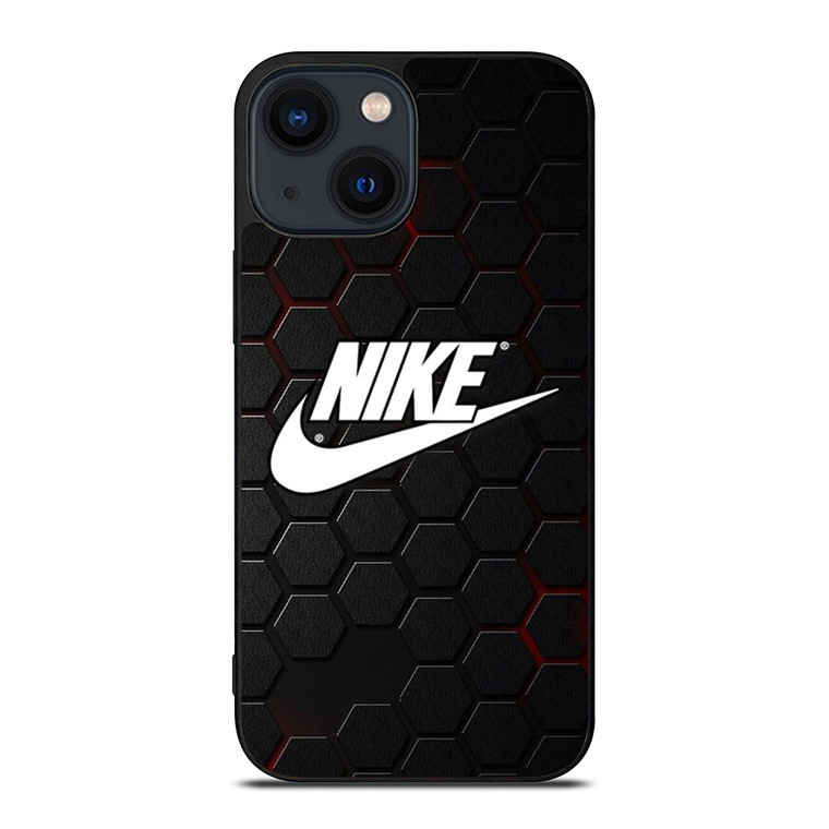 NIKE LOGO HEXAGONAL METAL iPhone 14 Plus Case Cover
