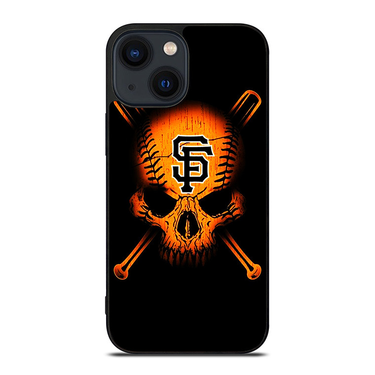 SAN FRANCISCO GIANTS LOGO BASEBALL SKULL iPhone 14 Plus Case Cover