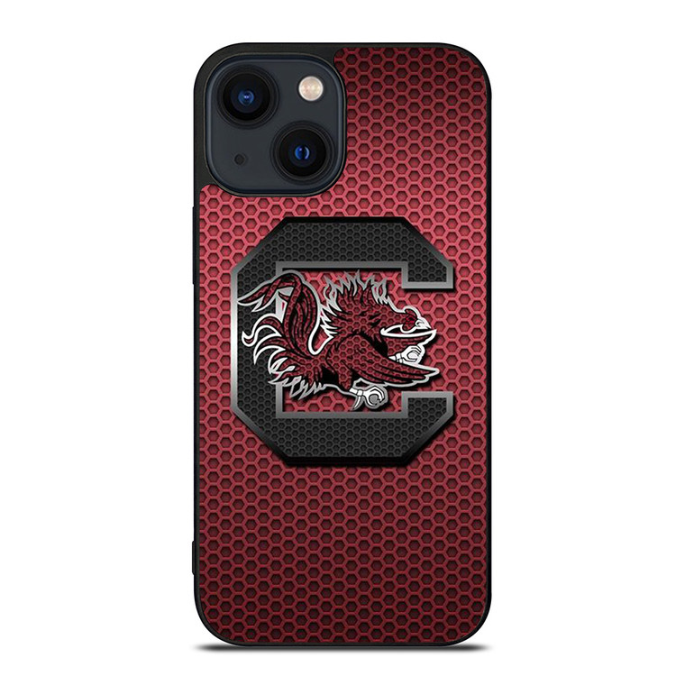 SOUTH CAROLINA GAMECOCKS UNIVERSITY FOOTBALL LOGO iPhone 14 Plus Case Cover