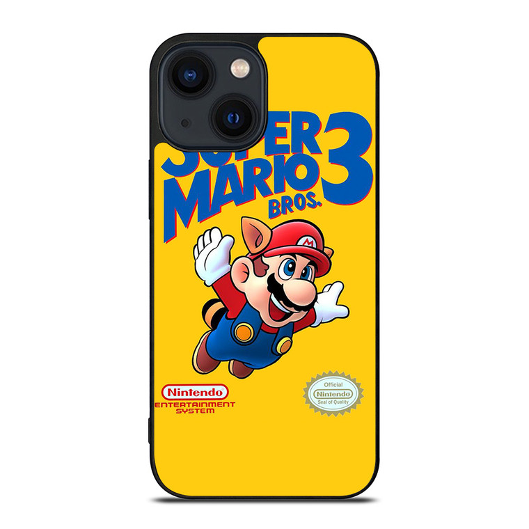 SUPER MARIO BROS 3 NES COVER RETRO iPhone 14 Plus Case Cover