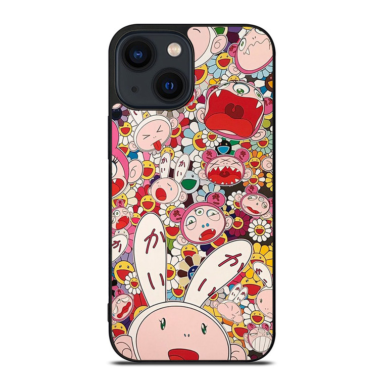 TAKASHI MURAKAMI FUNNY RABBIT iPhone 14 Plus Case Cover