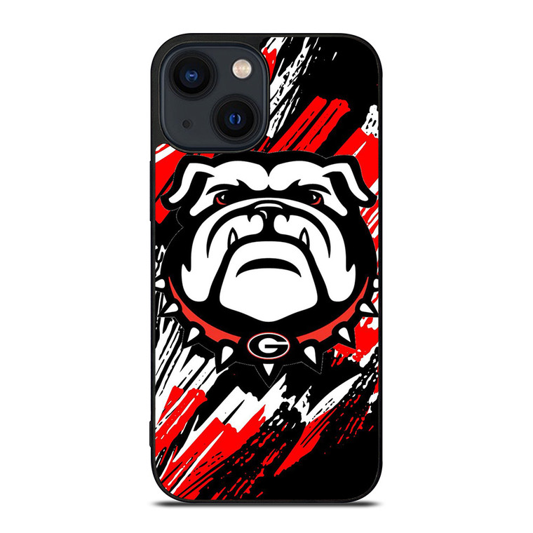 UGA UNIVERSITY OF GEORGIA BULLDOGS LOGO iPhone 14 Plus Case Cover