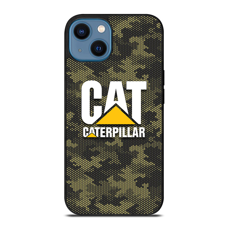 CATERPILLAT TRACTOR LOGO CAT CAMO EMBLEM iPhone 14 Case Cover