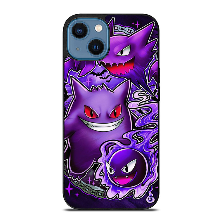 GENGAR SINISTER POKEMON POCKET MONSTER iPhone 14 Case Cover