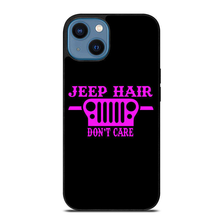 JEEP HAIR DONT CAR PINK GIRL iPhone 14 Case Cover