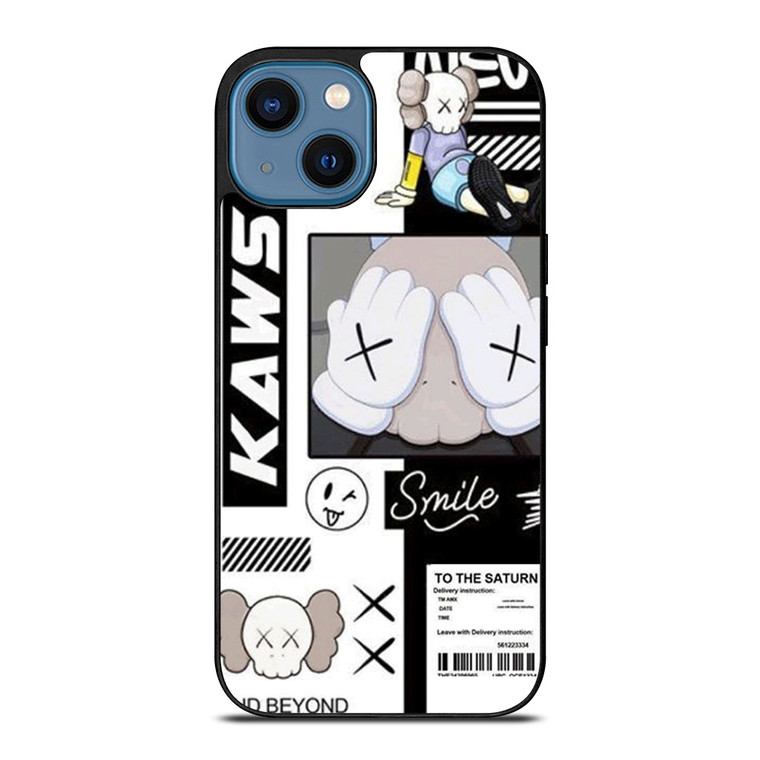 KAWS ICON SMILE iPhone 14 Case Cover