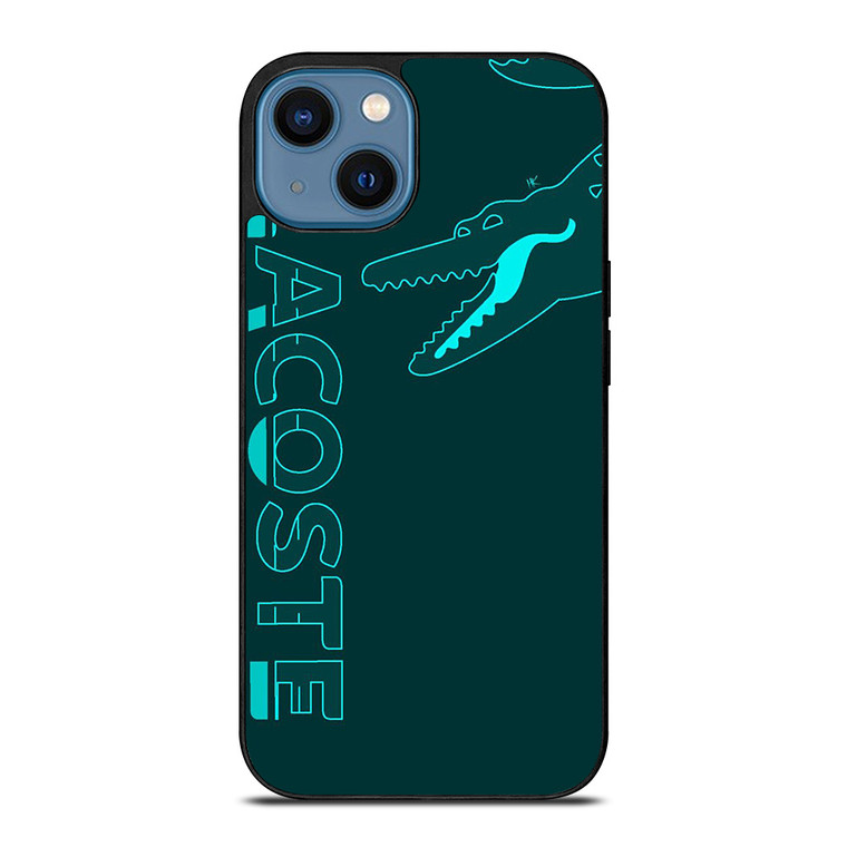 LACOSTE CROC LOGO GREEN iPhone 14 Case Cover
