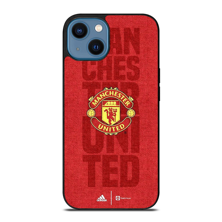 MANCHESTER UNITED FC FOOTBALL LOGO RED DEVILS ICON iPhone 14 Case Cover