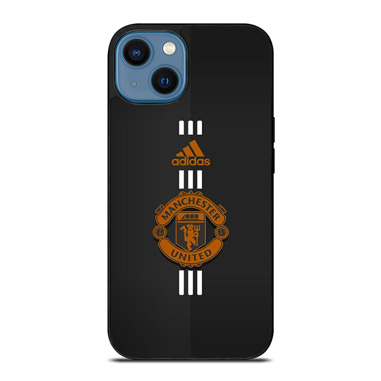 MANCHESTER UNITED FC LOGO FOOTBALL CLUB ADIDAS ICON iPhone 14 Case Cover