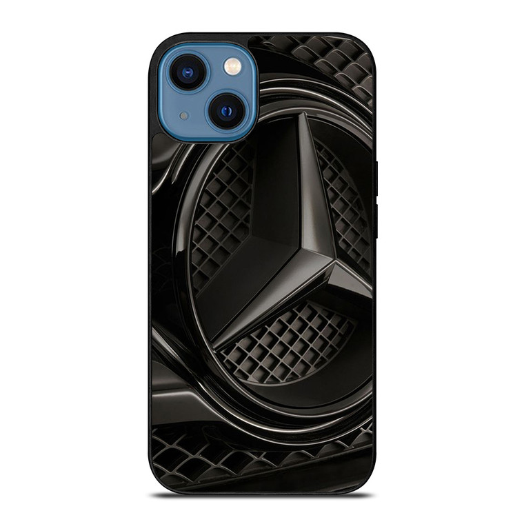 MERCEDES BENZ LOGO BLACK EMBLEM iPhone 14 Case Cover