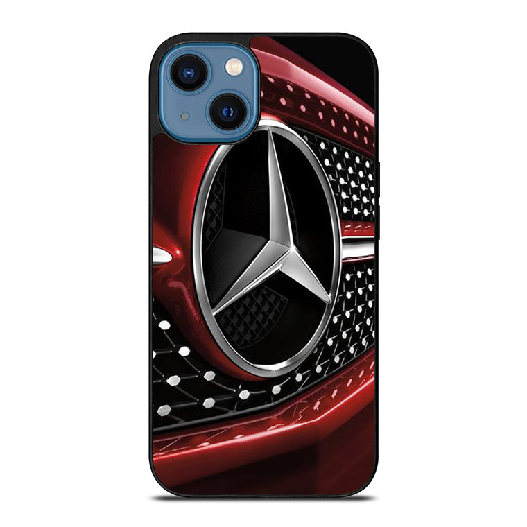 MERCEDES BENZ LOGO RED EMBLEM iPhone 14 Case Cover