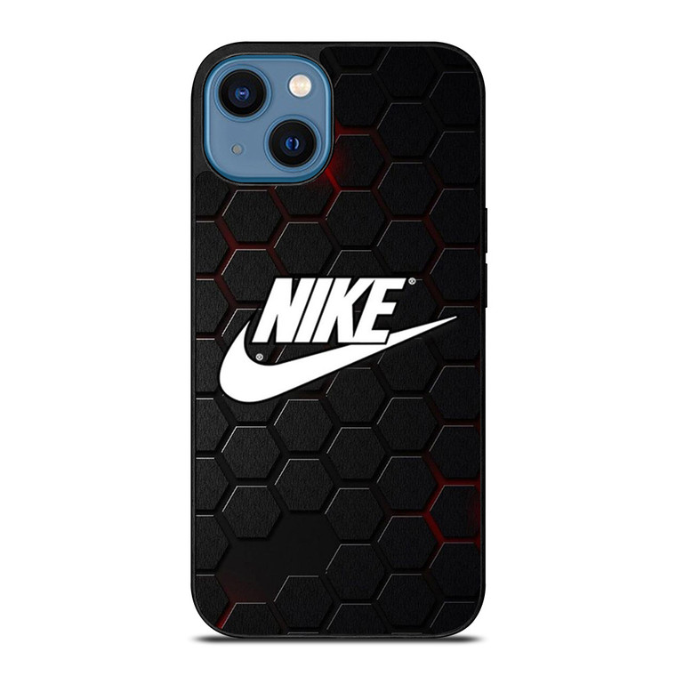 NIKE LOGO HEXAGONAL METAL iPhone 14 Case Cover
