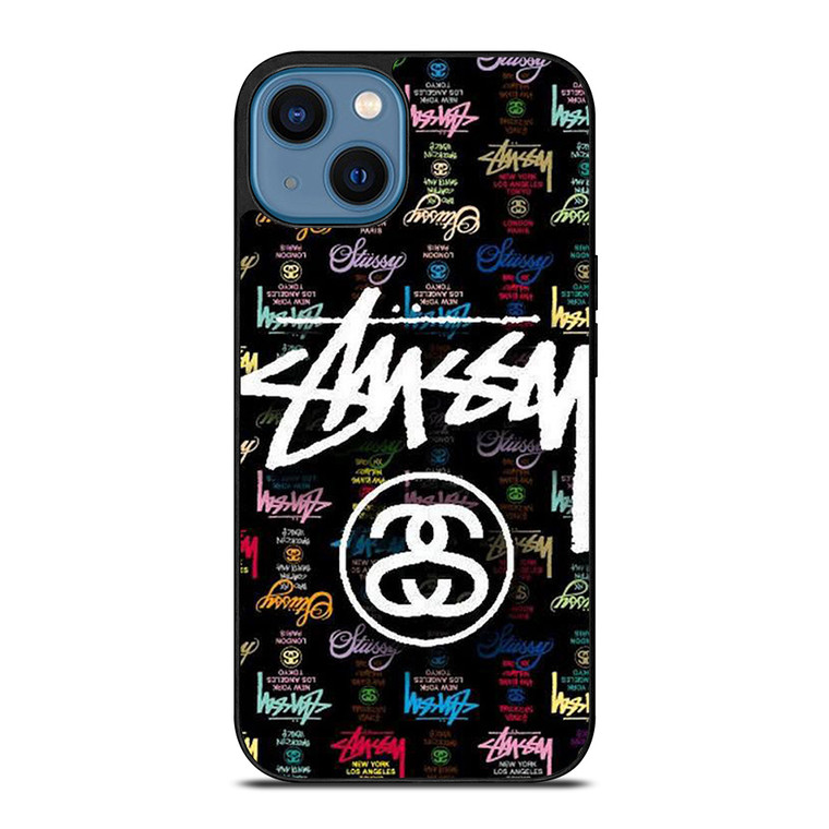 STUSSY FASHION LOGO ICON iPhone 14 Case Cover