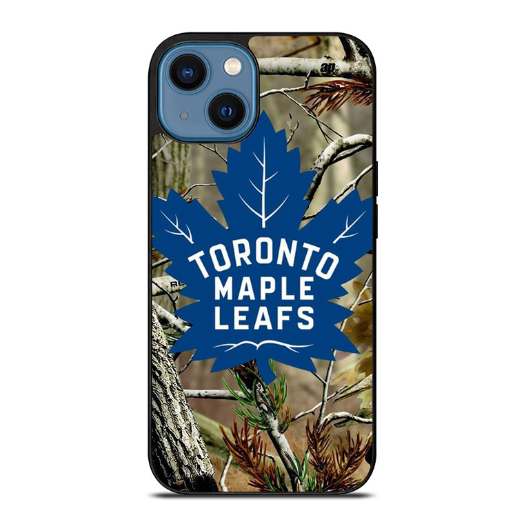 TORONTO MAPLE LEAFS LOGO REAL TREE CAMO iPhone 14 Case Cover