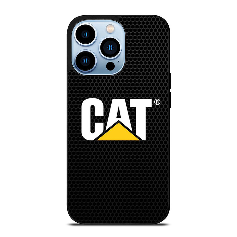 CATERPILLAR CAT LOGO TRACTOR METAL ICON iPhone 13 Pro Max Case Cover