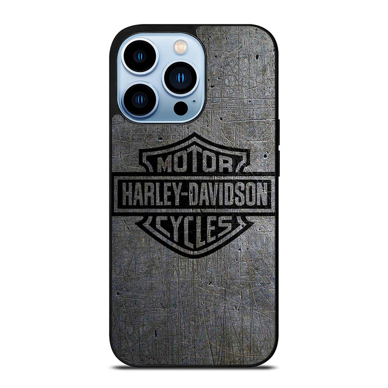 HARLEY DAVIDSON MOTORCYCLES COMPANY LOGO METAL iPhone 13 Pro Max Case Cover