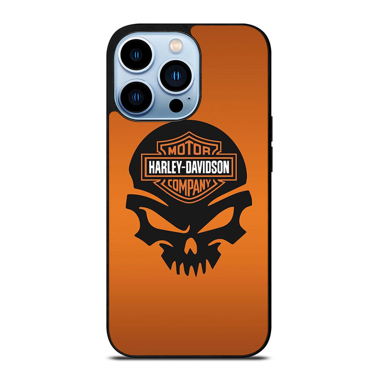 HARLEY DAVIDSON MOTORCYCLES COMPANY LOGO SKULL iPhone 13 Pro Max Case Cover