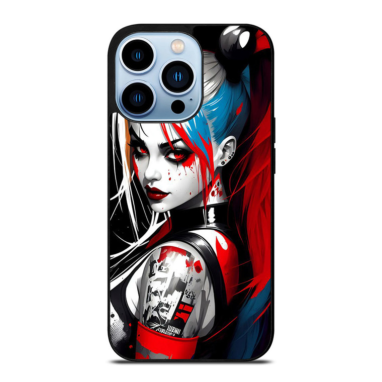 HARLEY QUINN DC ART iPhone 13 Pro Max Case Cover