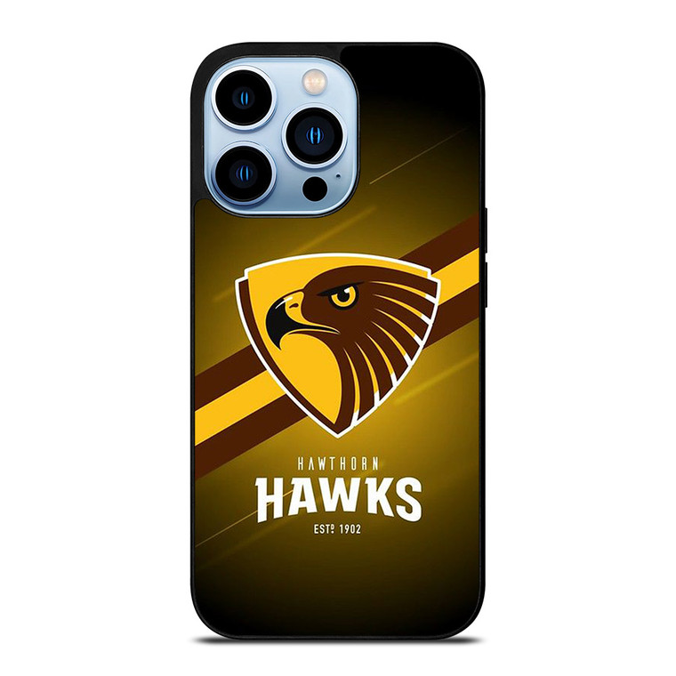 HAWTHORN HAWKS FOOTBALL CLUB LOGO AUSTRALIA TEAM iPhone 13 Pro Max Case Cover
