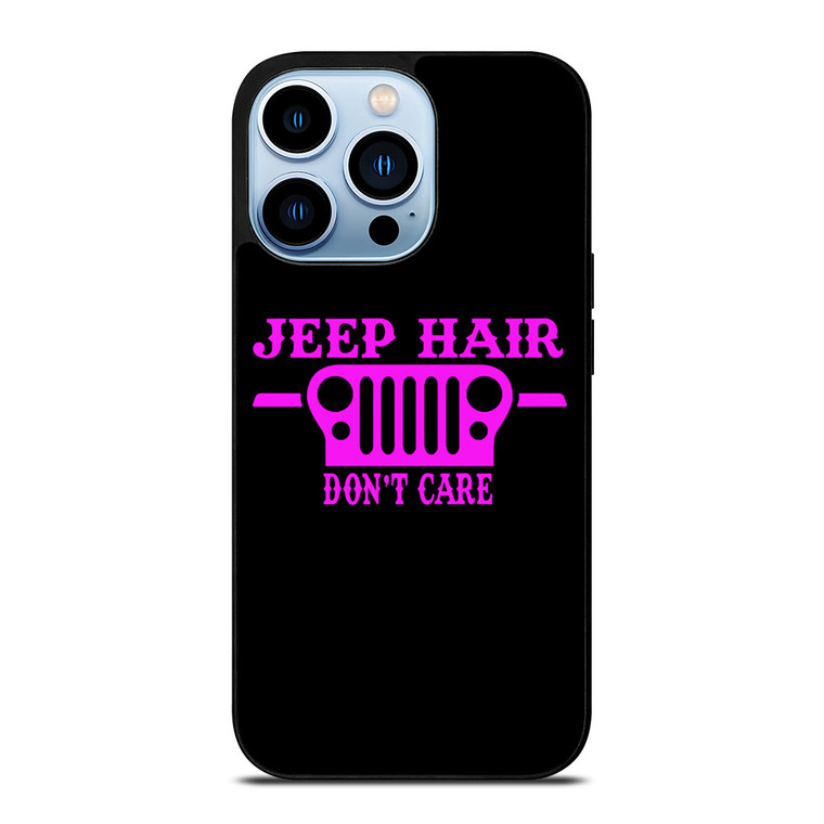 JEEP HAIR DONT CAR PINK GIRL iPhone 13 Pro Max Case Cover