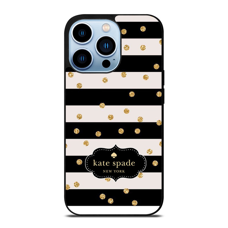 KATE SPADE NEW YORK STRIP POLKADOTS iPhone 13 Pro Max Case Cover