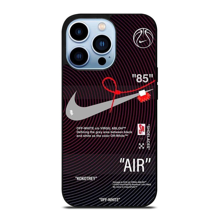 KOKOTREY NIKE AIR JORDAN OFF WHITE iPhone 13 Pro Max Case Cover